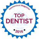 Connecticut Magazine Top Dentist 2016 badge