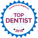 Connecticut Magazine Top Dentist 2018 badge