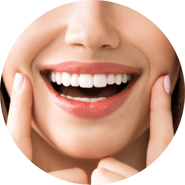 Smile with hidden lingual braces