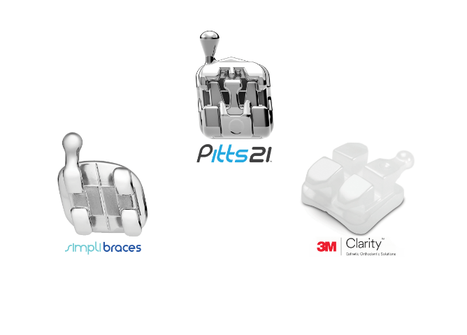 Comparison of different types of braces backets